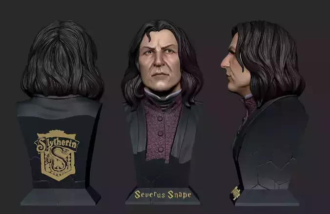 Snape from Harry Potter - 3D Sculpture