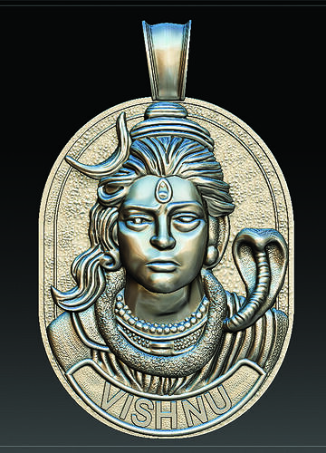 VISHNU NECKLACE  3D print model