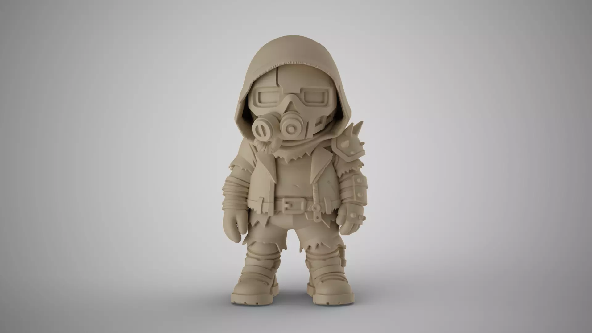 Cyber Punk Boy 6 3D print model_0