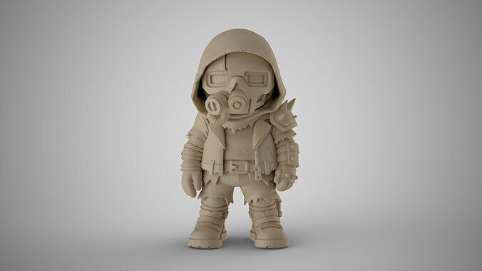 Cyber Punk Boy 6 3D print model
