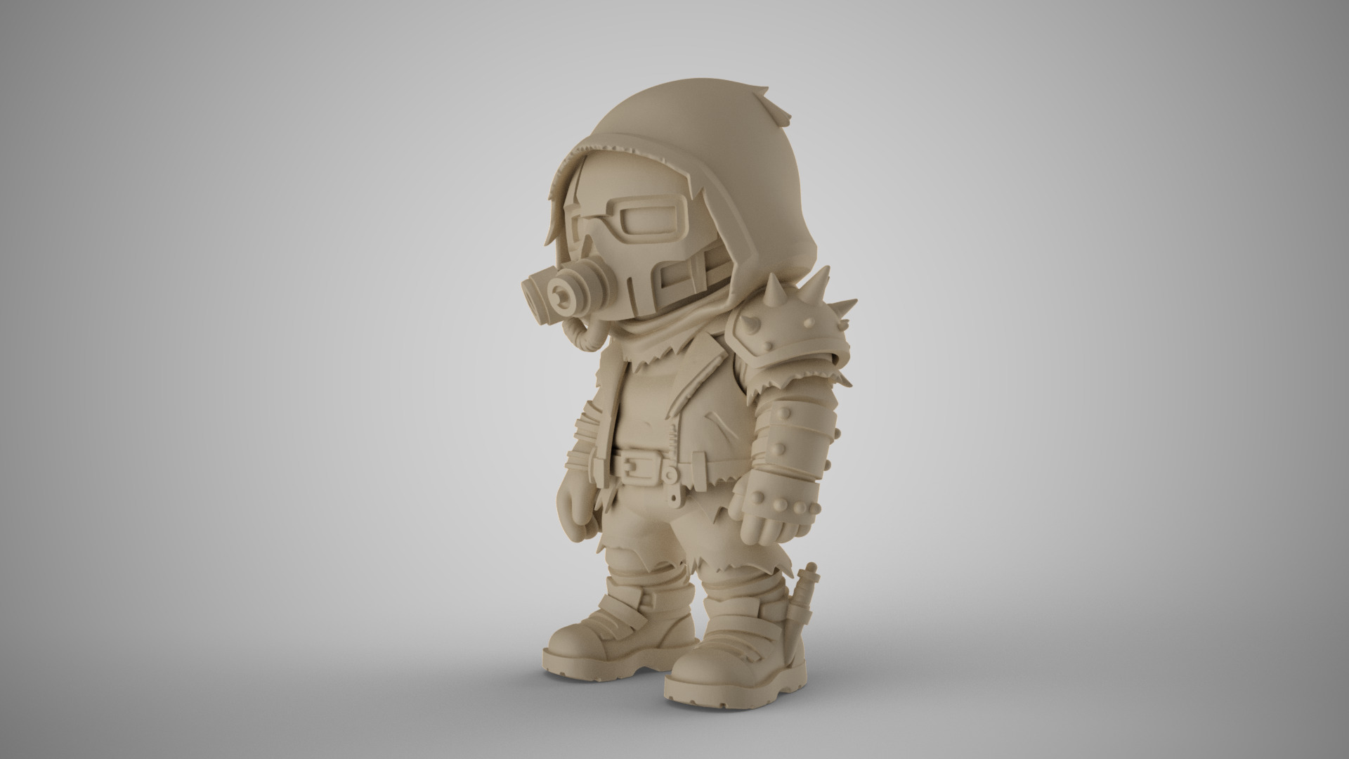 Cyber Punk Boy 6 3D print model_10