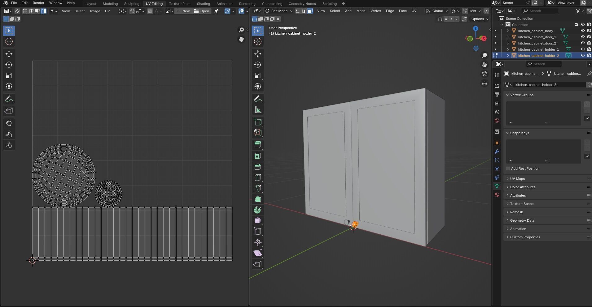Kitchen Cabinet CG1 3D model_14