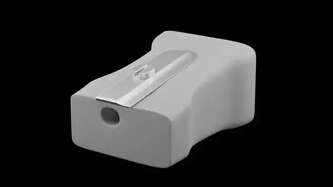 Metal Sharpener Low-poly 3D model
