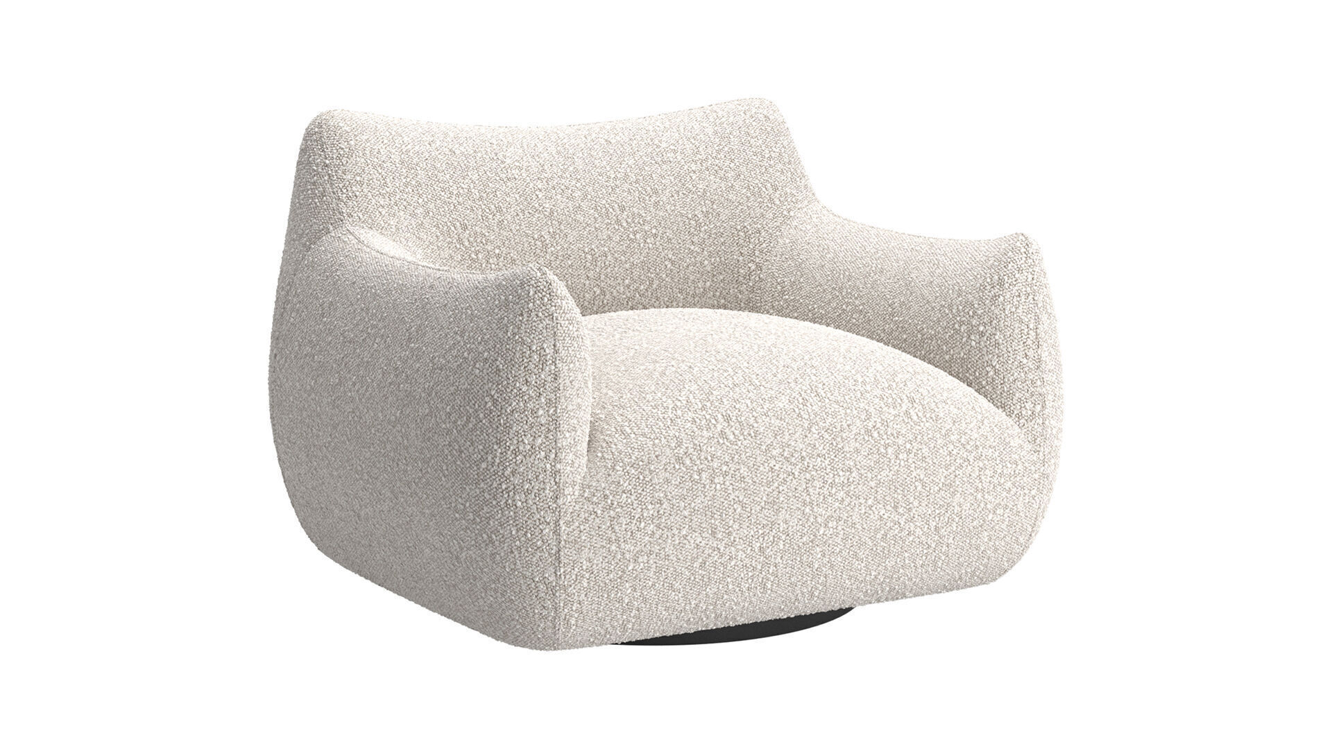 Margot Swivel Chair 3D model_1