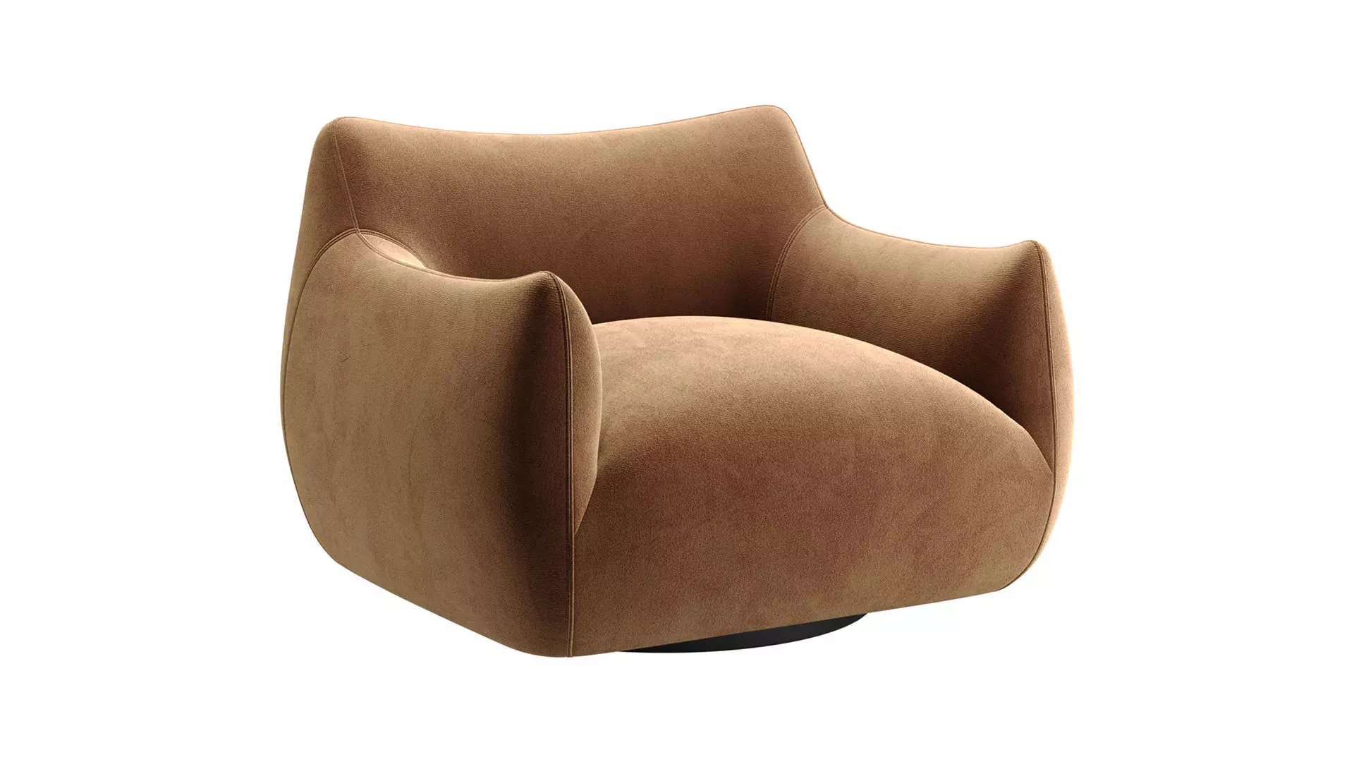 Margot Swivel Chair 3D model_0