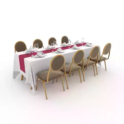Banquet Table and Chair 86