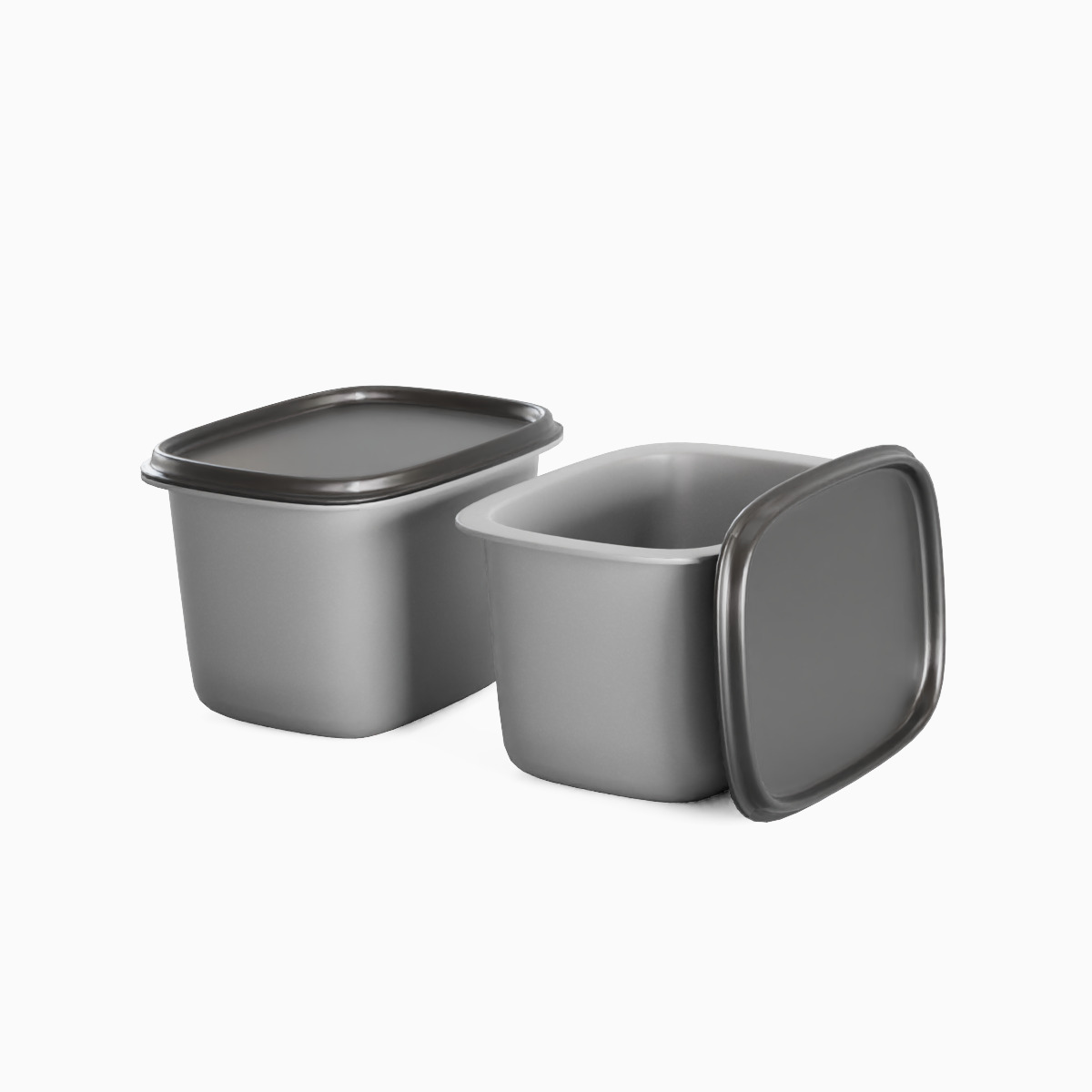 Storage Containers 01 Low-poly 3D model_3