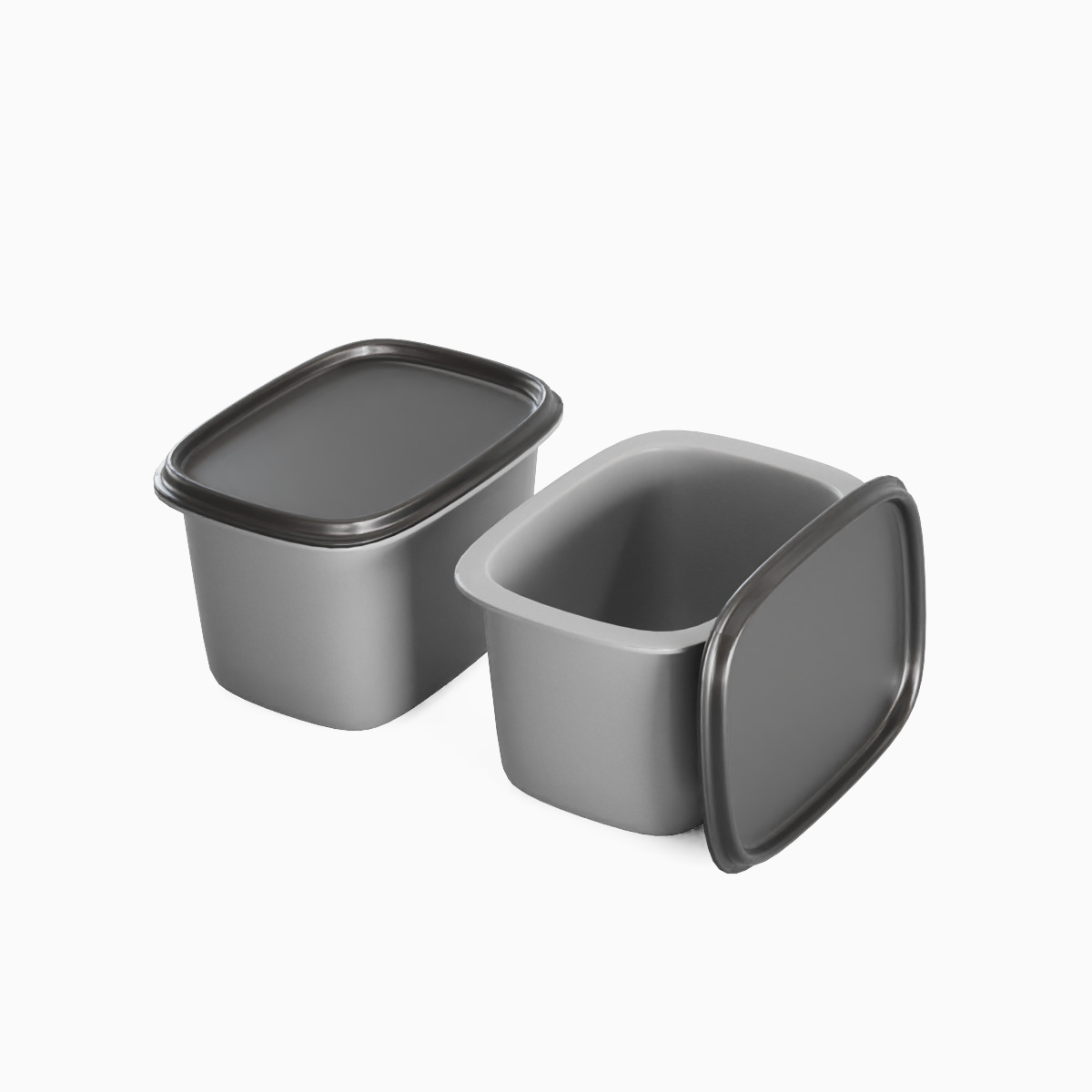 Storage Containers 01 Low-poly 3D model_5