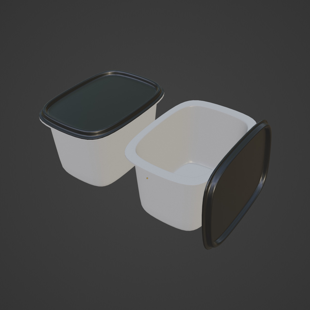 Storage Containers 01 Low-poly 3D model_6