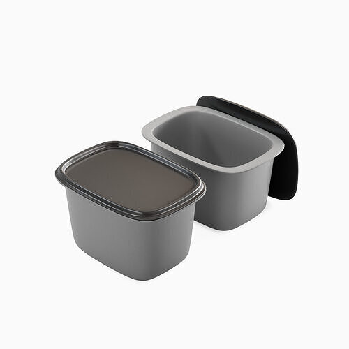 Storage Containers 01 Low-poly 3D model