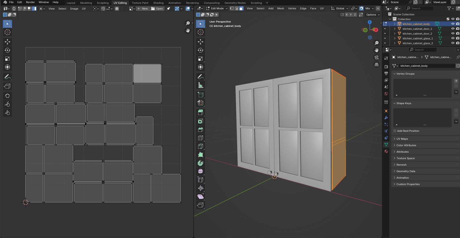 Kitchen Cabinet CG2 3D model_14