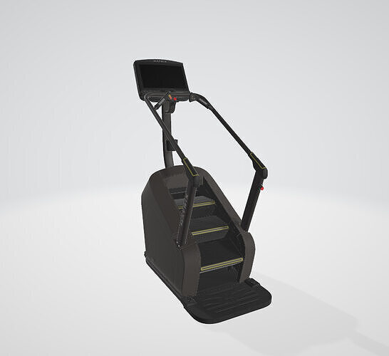 Matrix Fitness C50XR Climbmill Low-poly 3D model