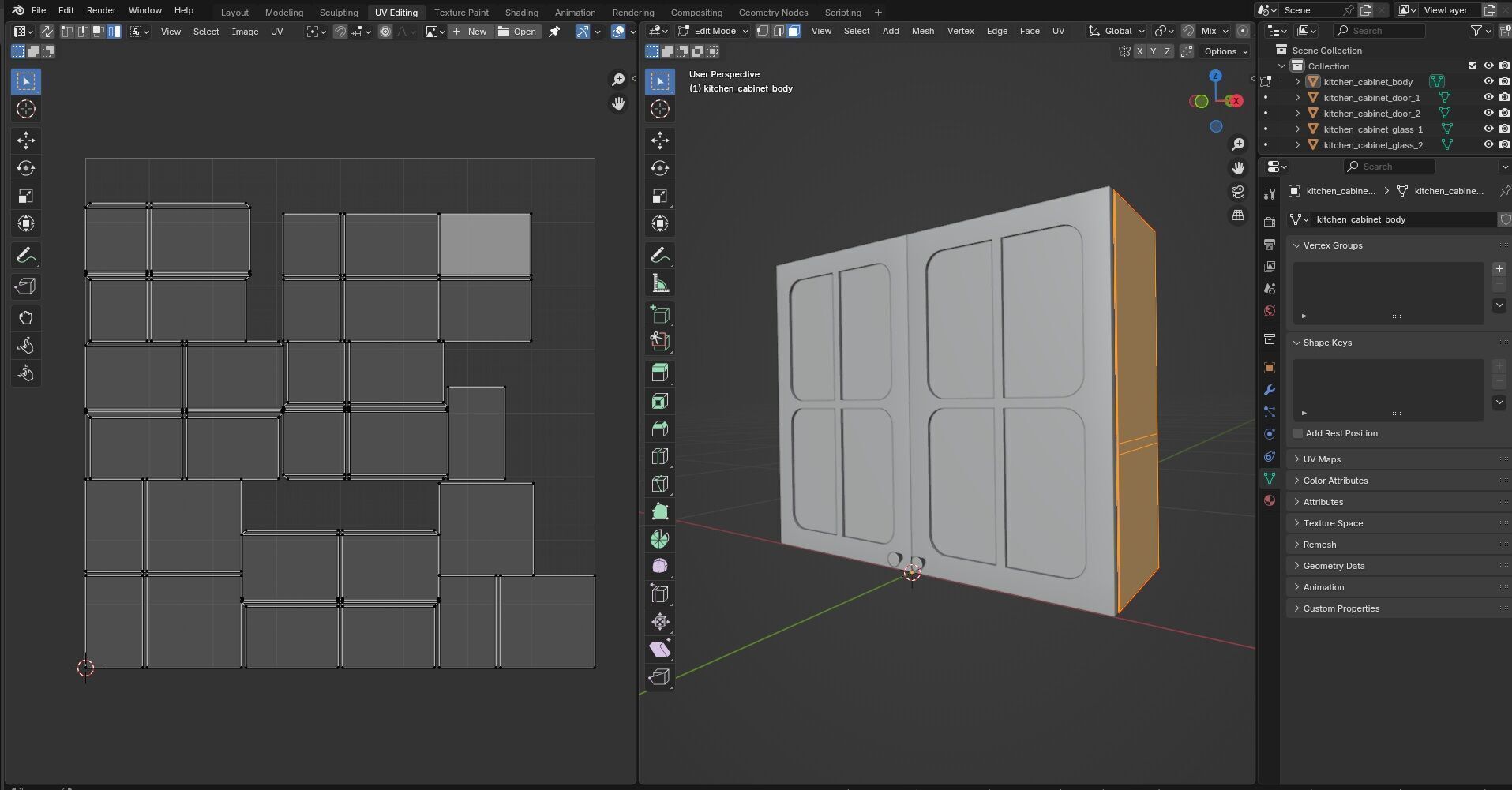 Kitchen Cabinet CG3 3D model_12