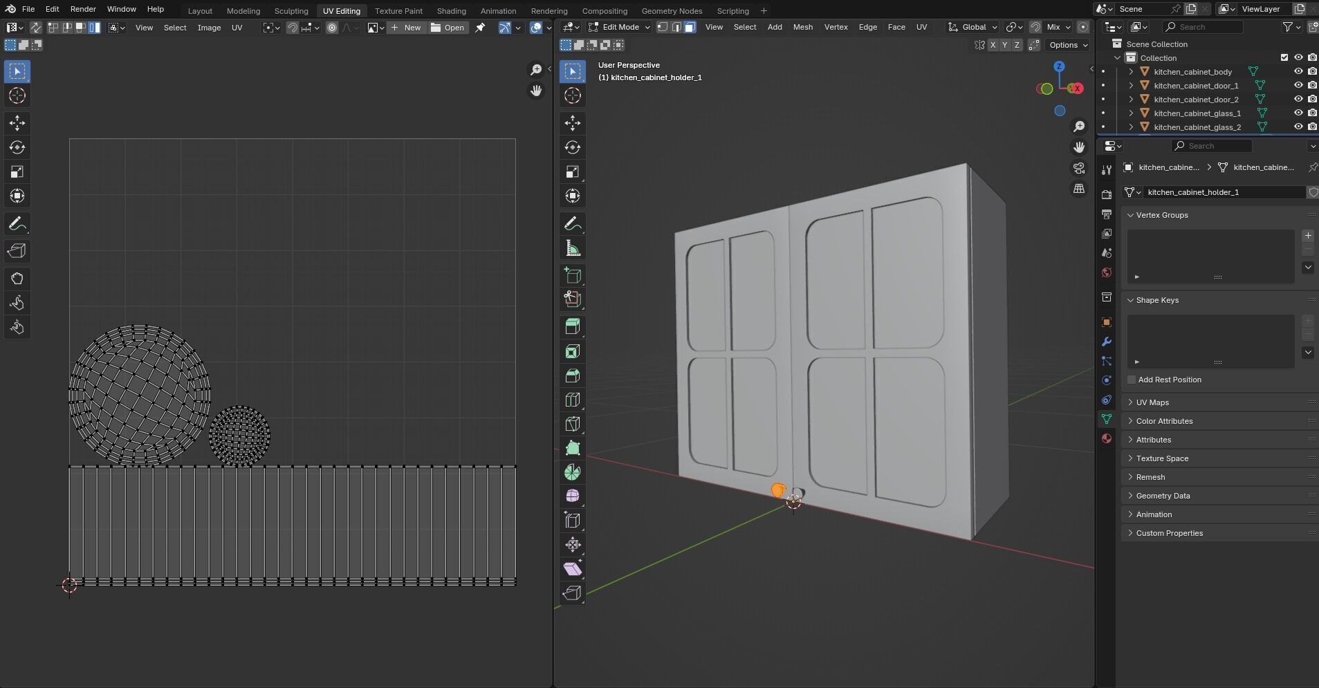 Kitchen Cabinet CG3 3D model_15