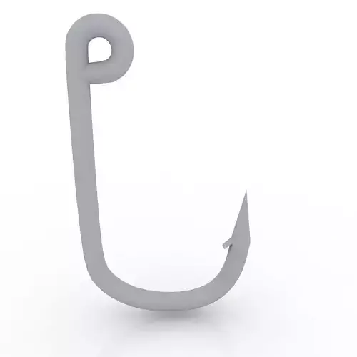Fishing Hook 3D model