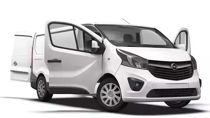 Opel Vivaro Van L2H1 HQInterior 2019 UKspec 3D model