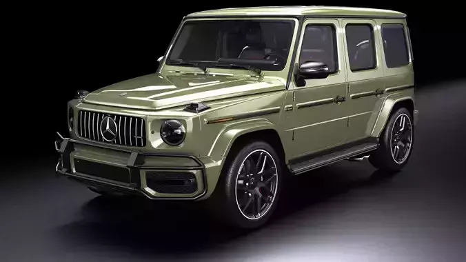Mercedes-Benz G-Class AMG G63  Low-poly 3D model