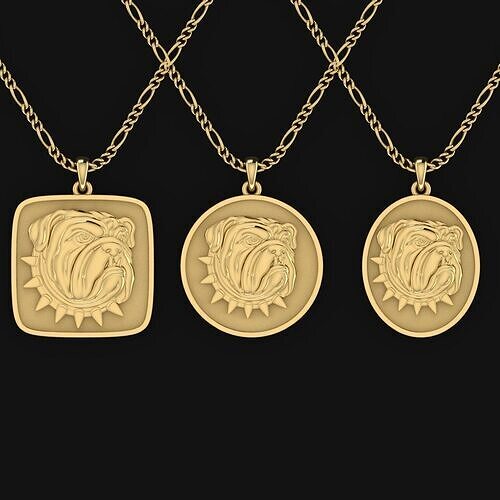 Bulldog Pendant 3D print model