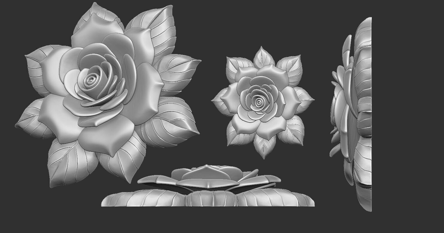 Special Rose 3D print model_11