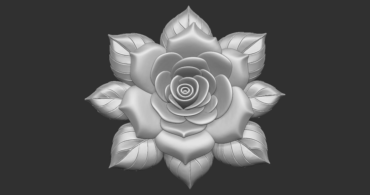 Special Rose 3D print model_13
