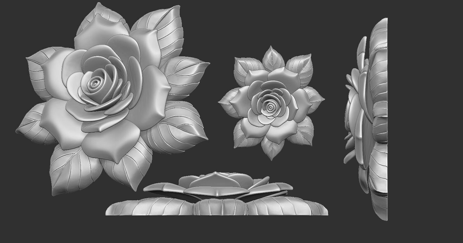 Special Rose 3D print model_12