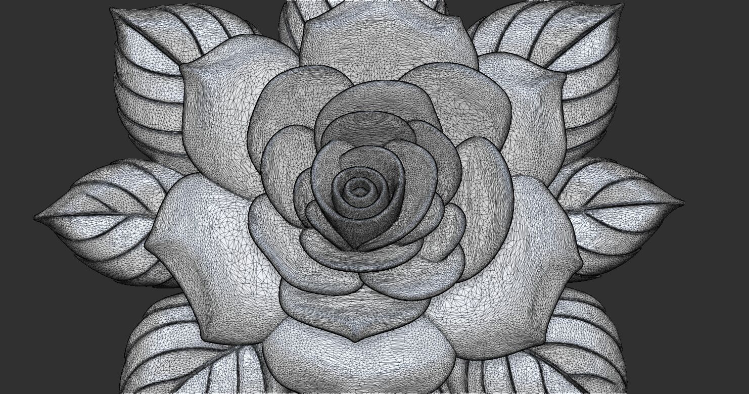 Special Rose 3D print model_15