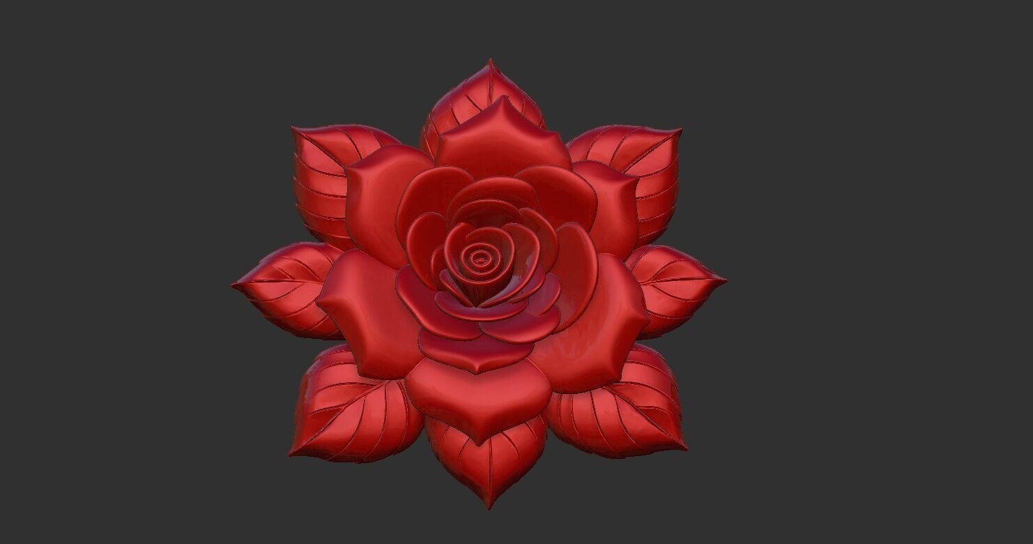 Special Rose 3D print model_10
