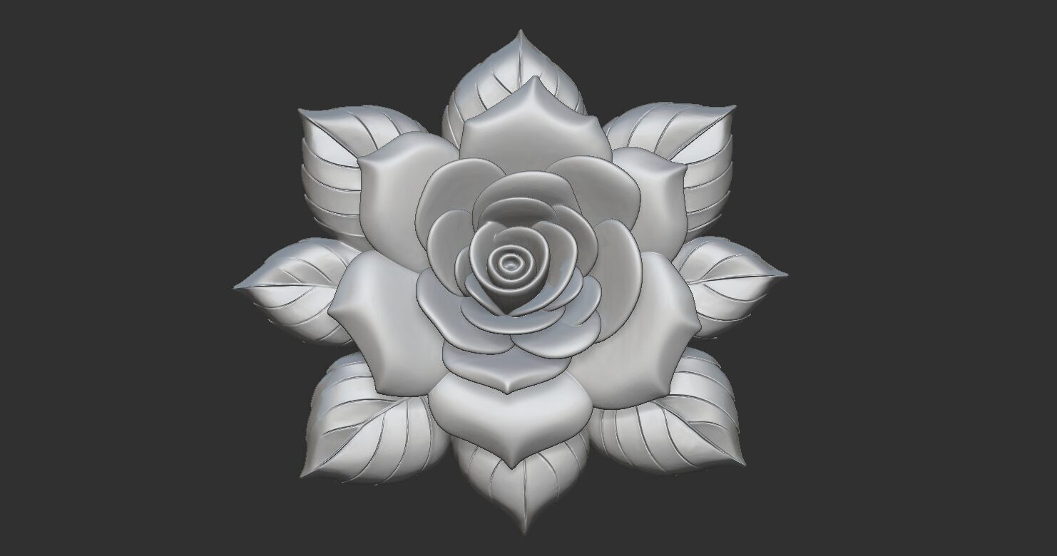 Special Rose 3D print model_16