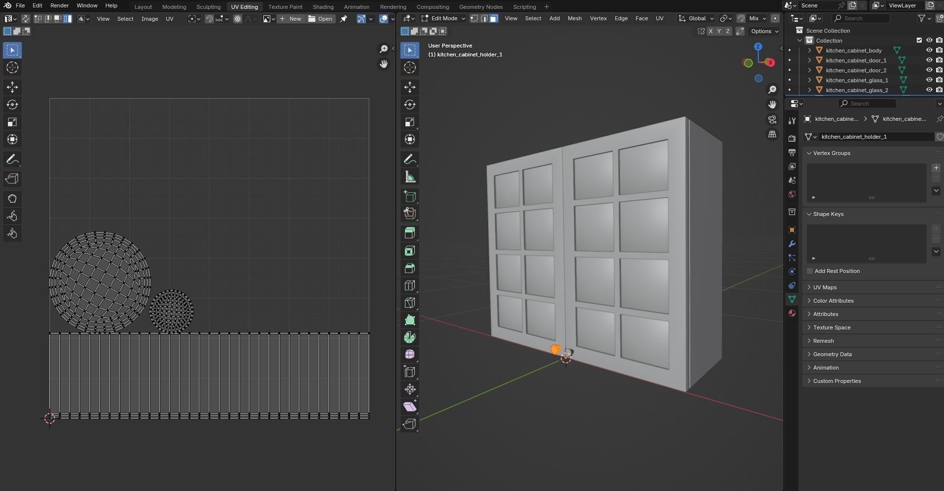 Kitchen Cabinet CG4 3D model_15