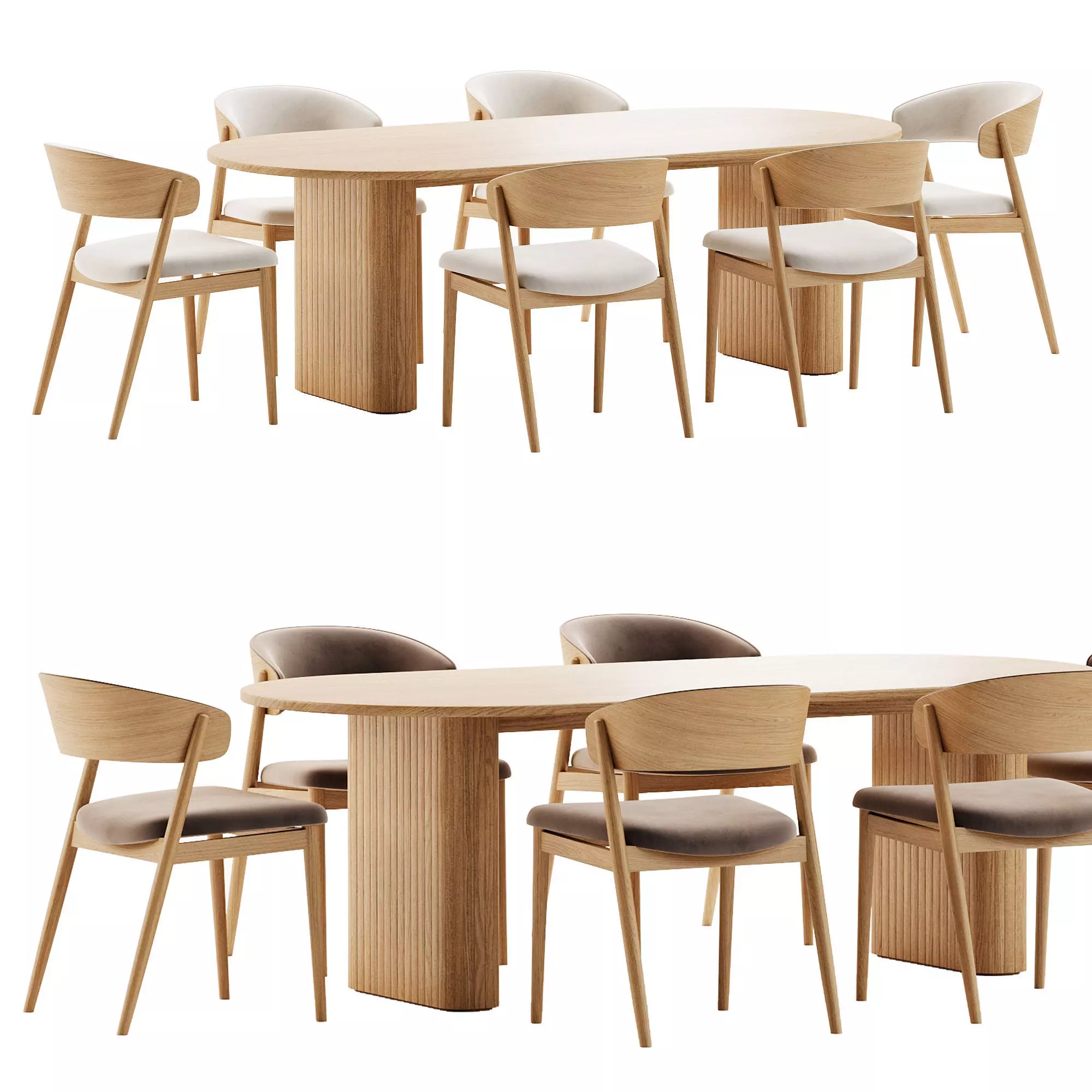 Dinning Set 35 3D model_0