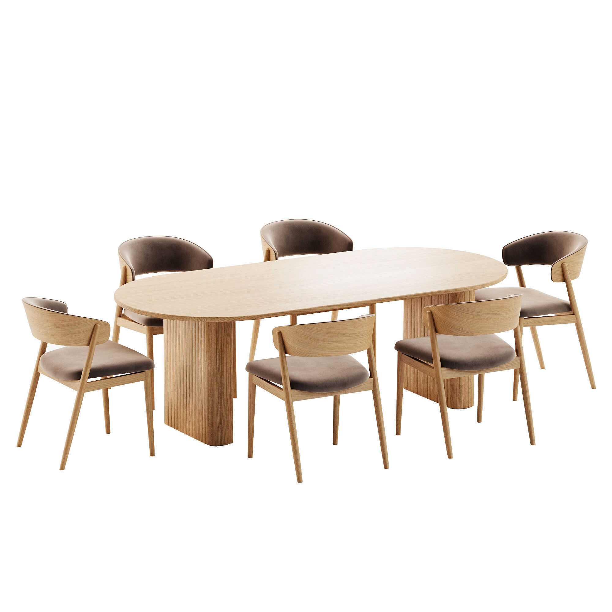 Dinning Set 35 3D model_3