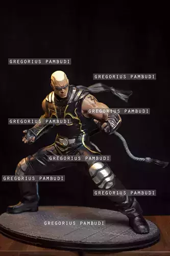 Raven Tekken Fan Art Statue 3d Printable