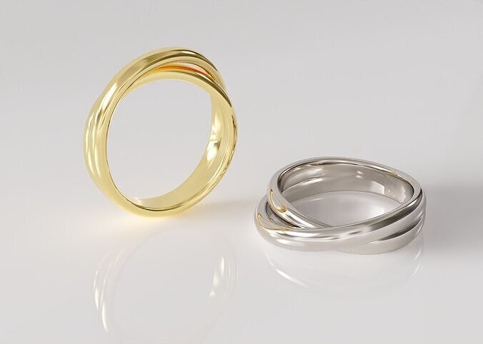 Crossover ring Free 3D print model