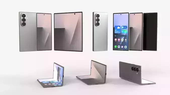 Samsung Galaxy Z Fold 7 Silver Shadow