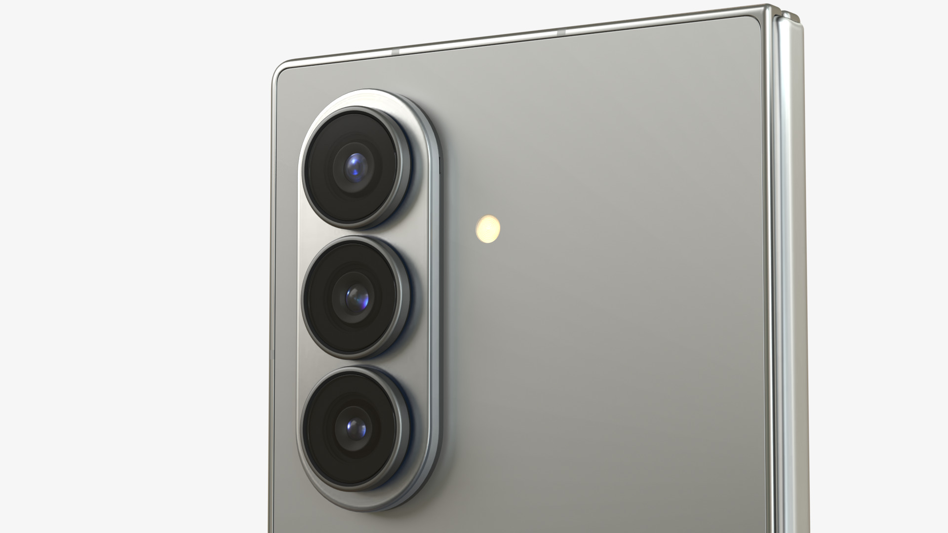 Samsung Galaxy Z Fold 7 Silver Shadow 3D model_8