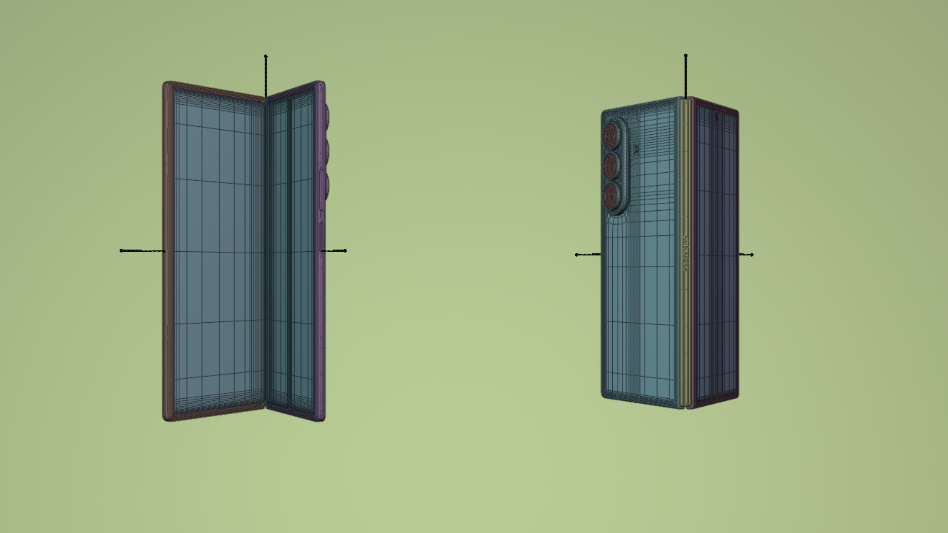 Samsung Galaxy Z Fold 7 Silver Shadow 3D model_15