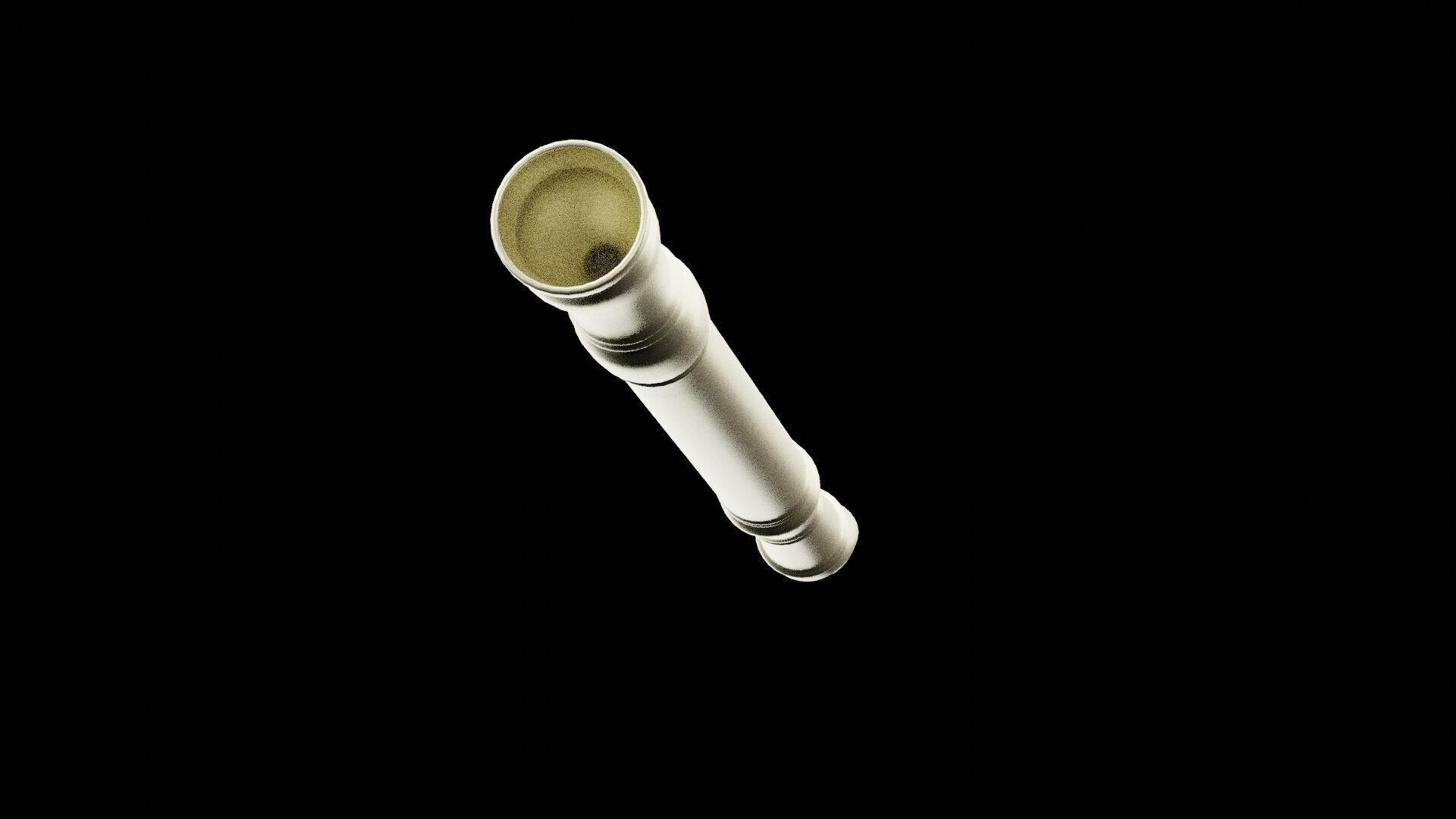 Flute Recorder Low-poly 3D model_5