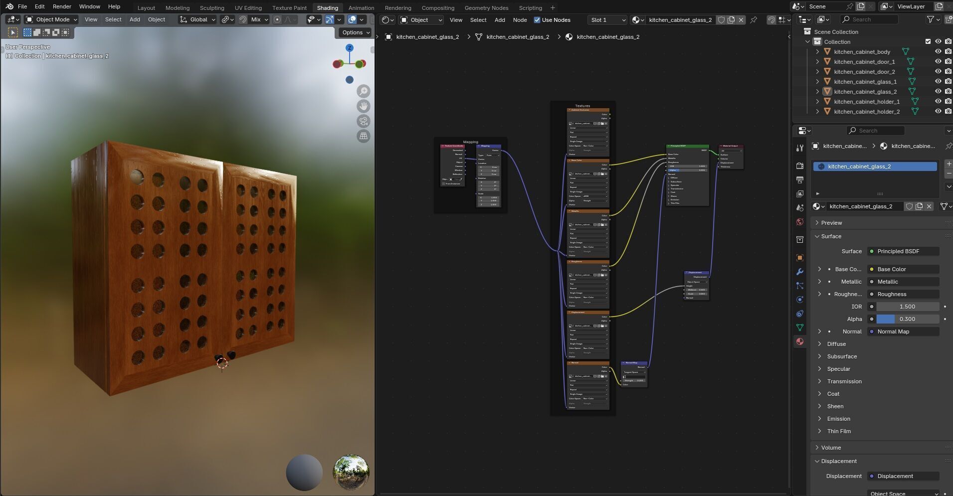 Kitchen Cabinet CG8 3D model_15