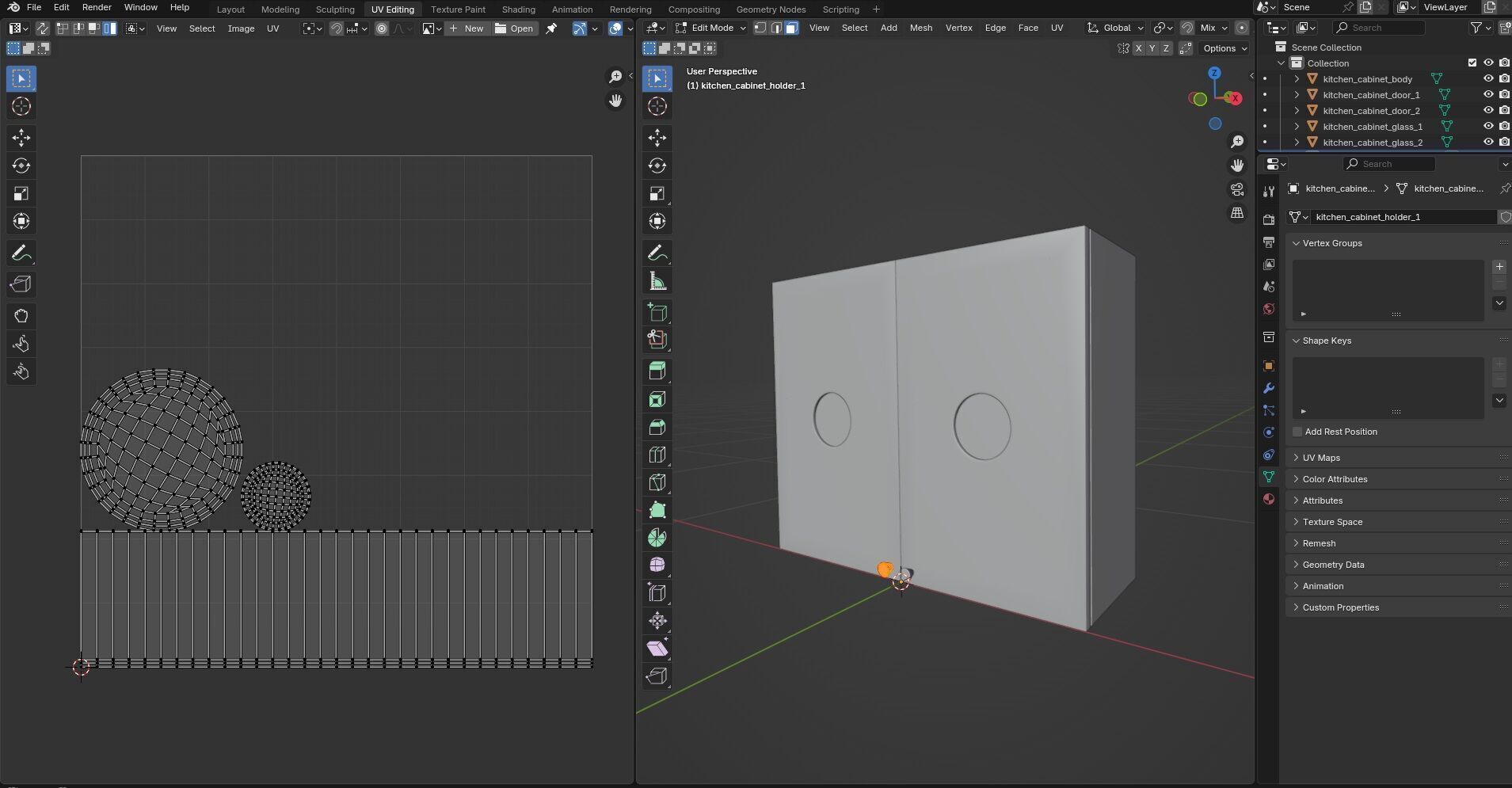 Kitchen Cabinet CG9 3D model_14