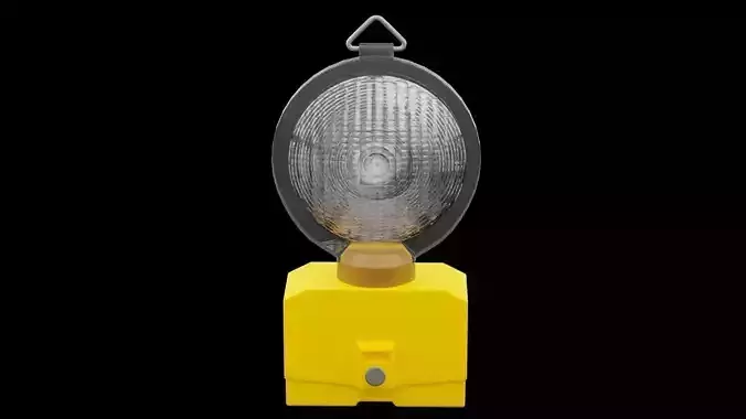 Yellow Road Lamp