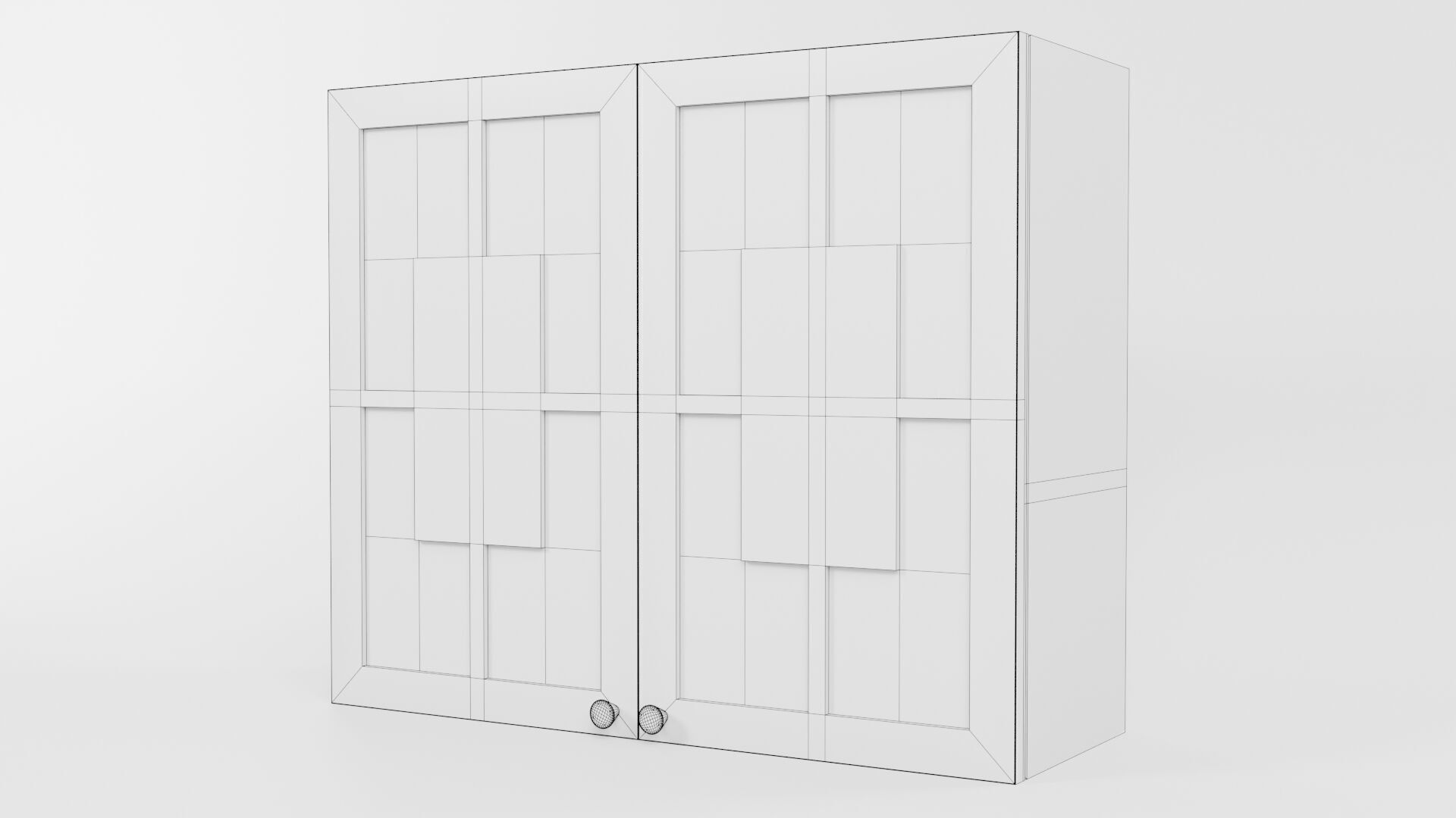 Kitchen Cabinet CG10 3D model_8