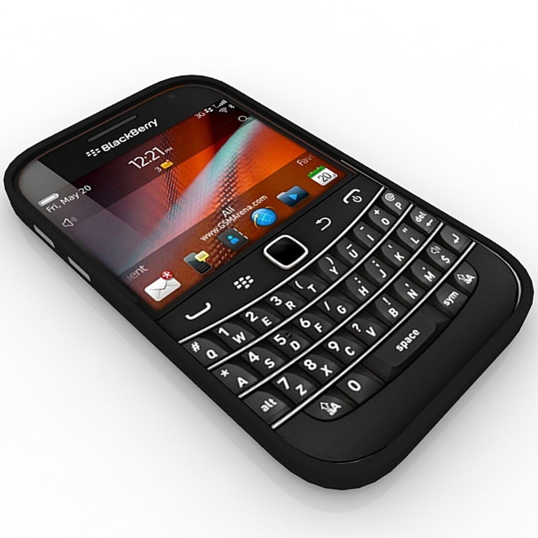 Black Berry Bold 9790 3D model_8
