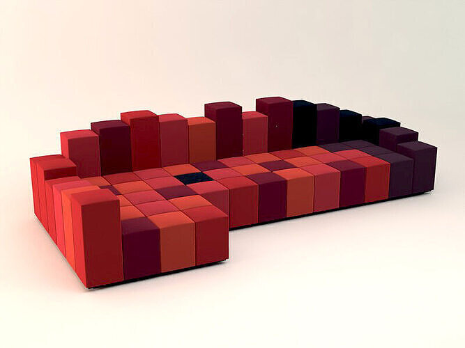 Modular Furniture Sofa Do-Lo-Rez 3D model