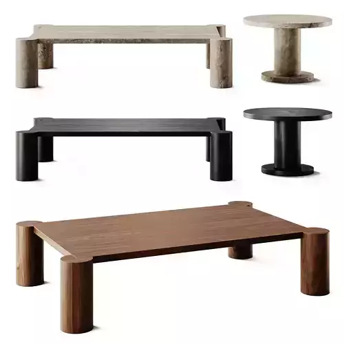 Tempio Coffee Tables by Natuzzi Italia