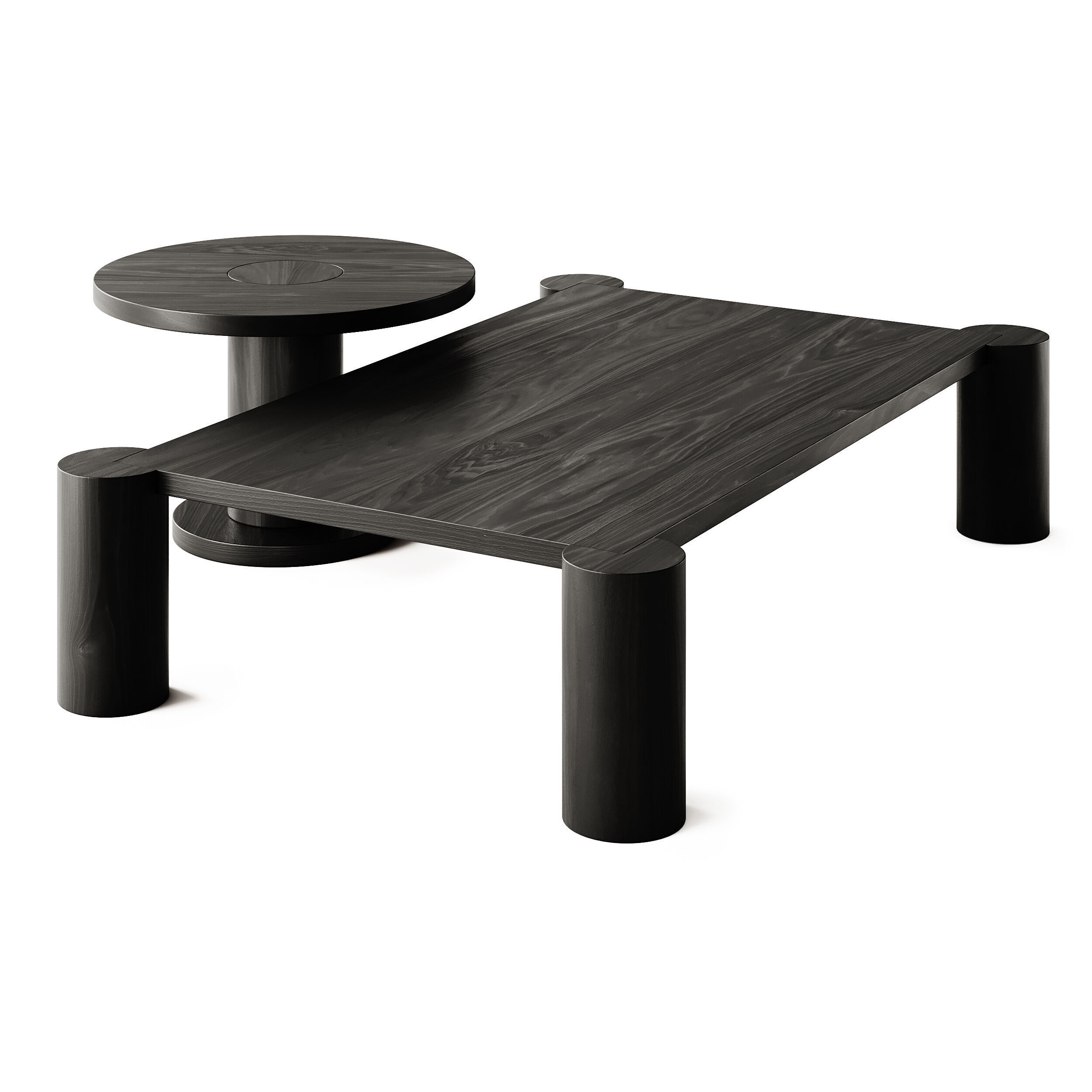 Tempio Coffee Tables by Natuzzi Italia 3D model_4