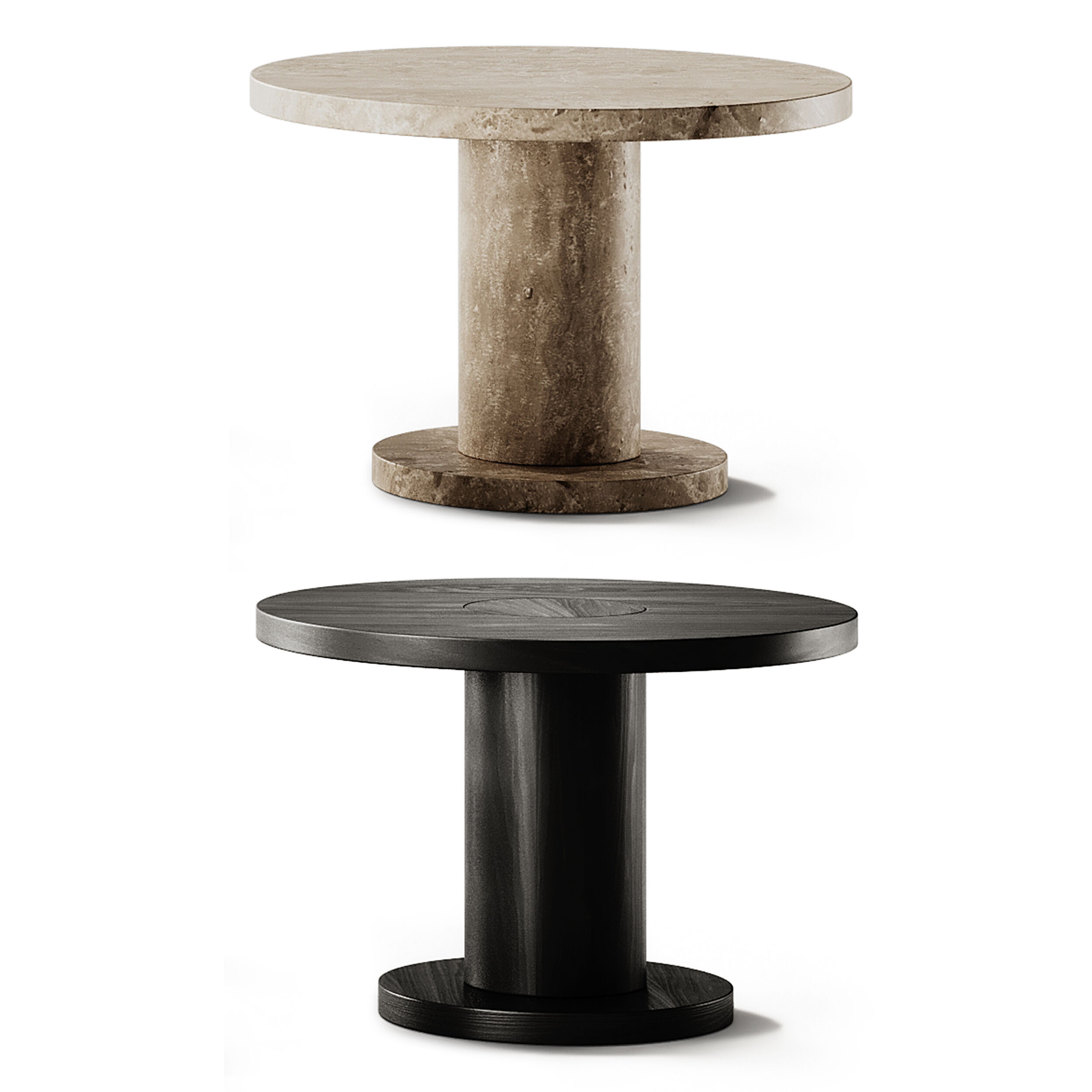 Tempio Coffee Tables by Natuzzi Italia 3D model_2