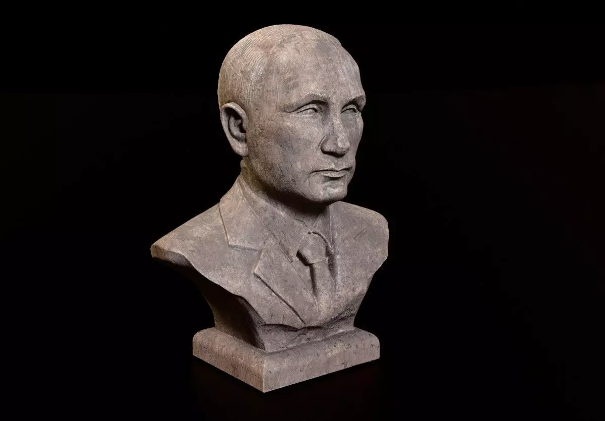 bust of vladimir putin 3D model