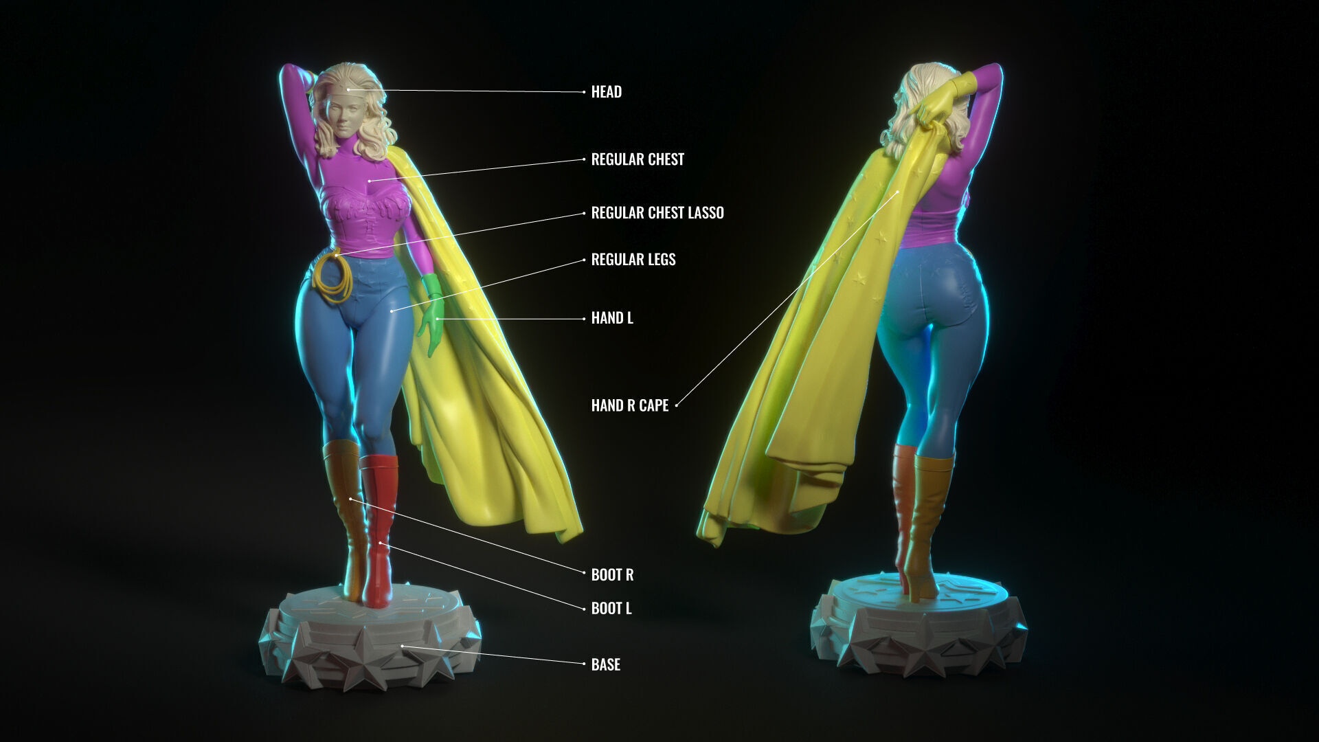 Wonder Woman by Lynda Carter 3D print model_14