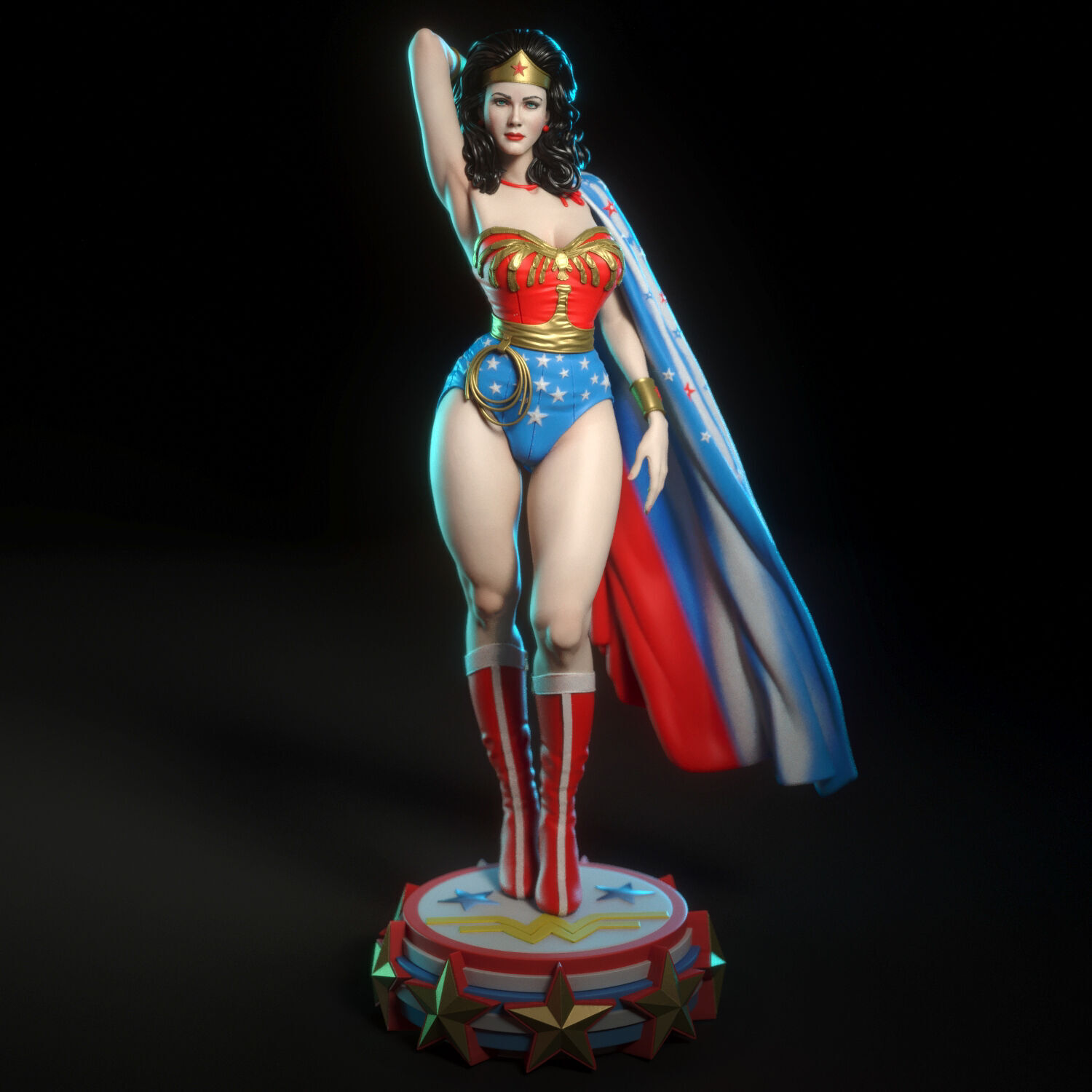 Wonder Woman by Lynda Carter 3D print model_1