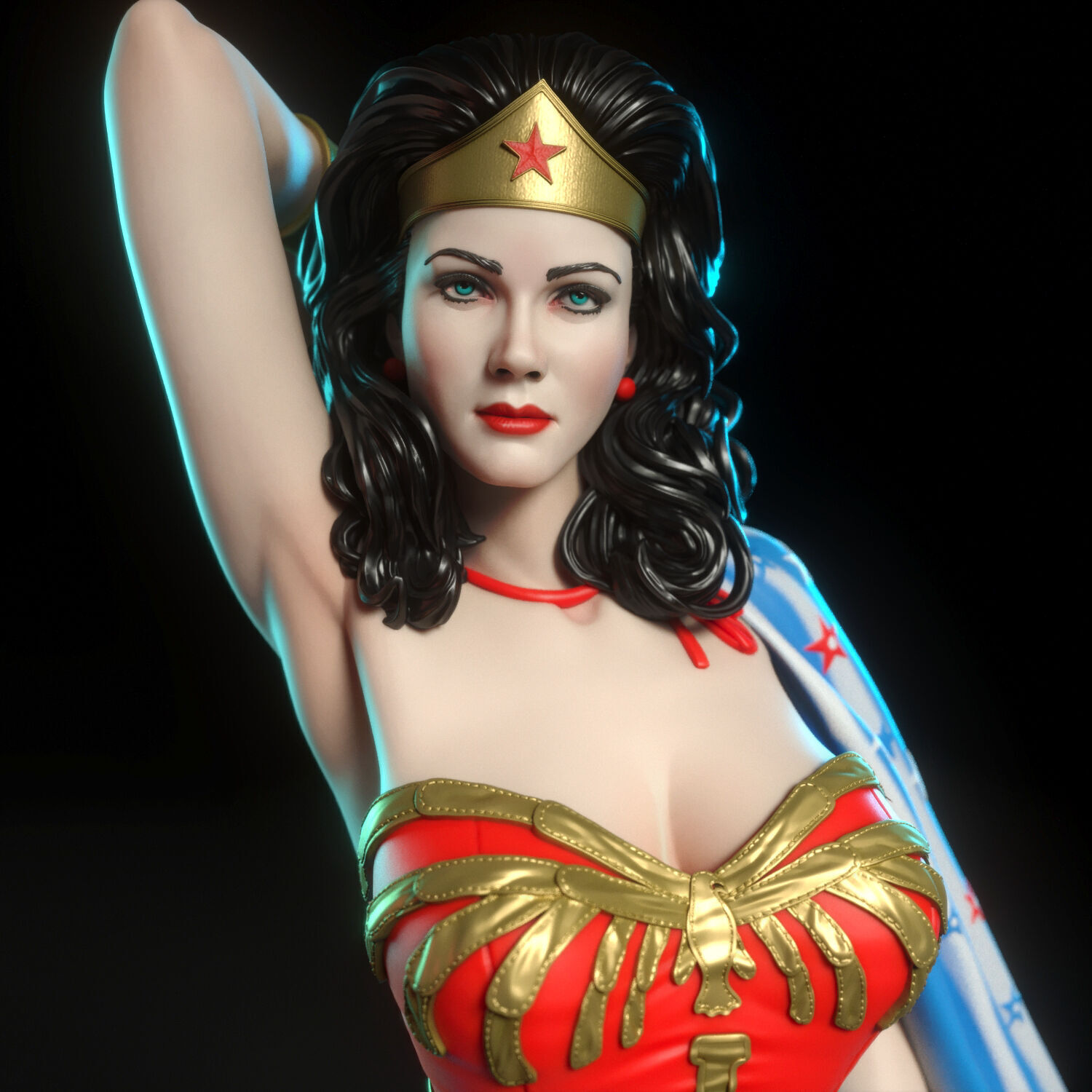 Wonder Woman by Lynda Carter 3D print model_8